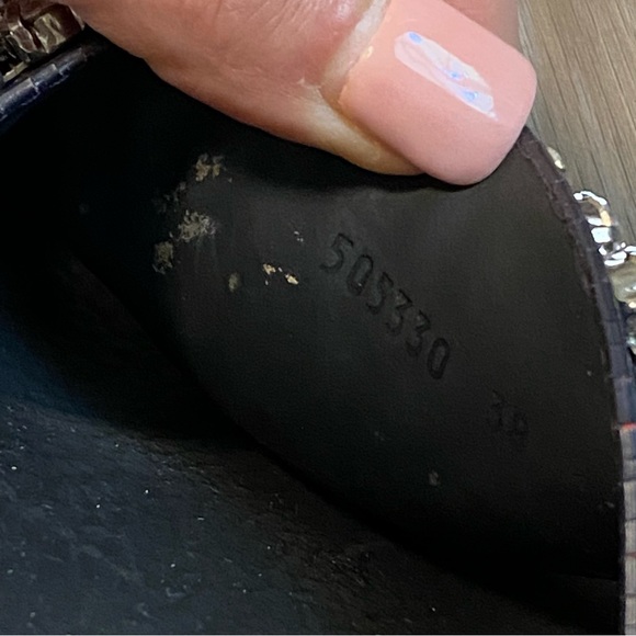 Gucci Black Crystal-embellished Slides - Picture 6 of 8